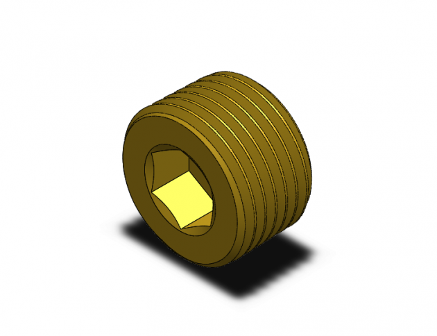 Countersink Hex Plug